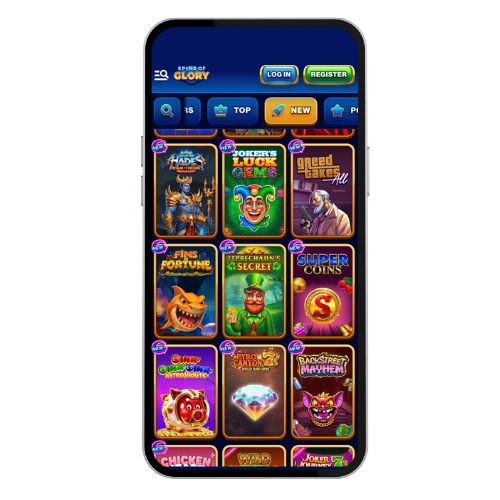 Spins of Glory casino application